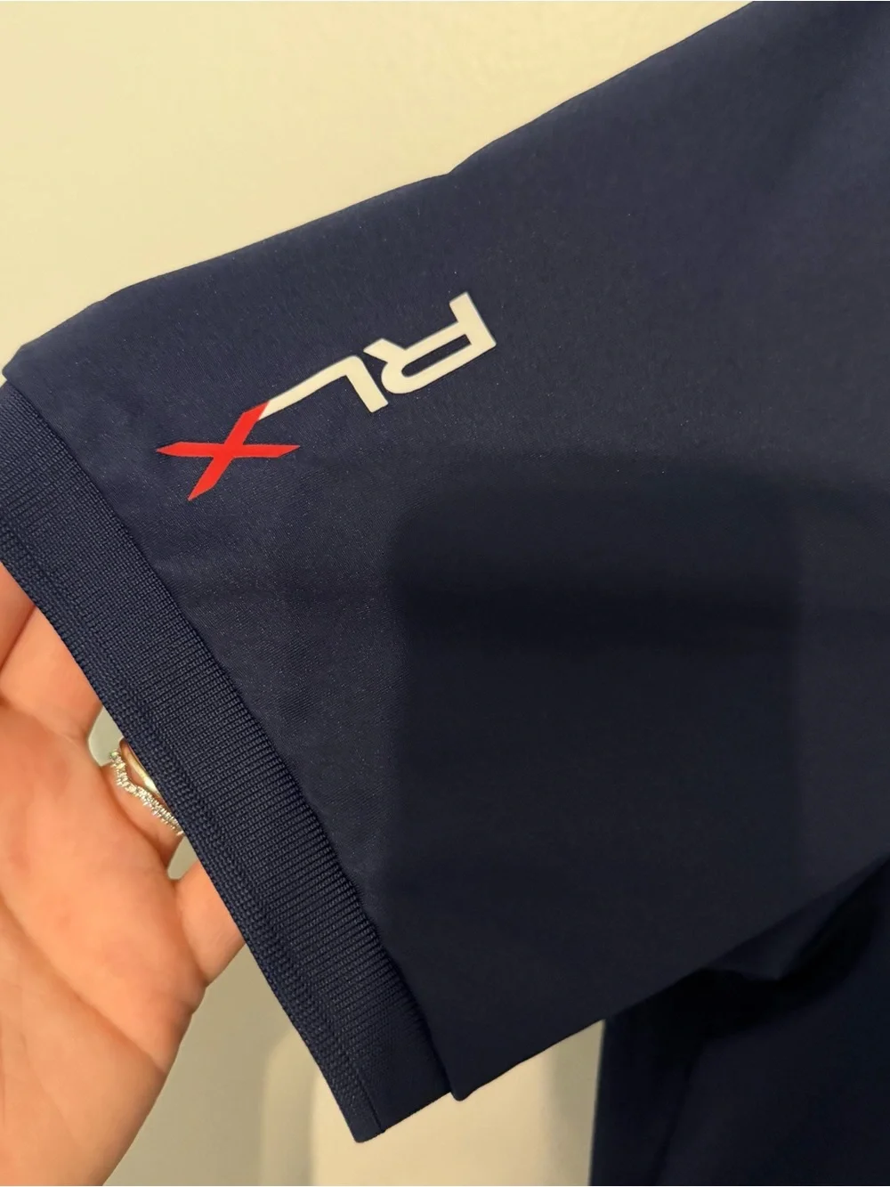 Polo Ralph‎ Lauren RLX Performance Polo Shirt Men’s XL Navy Blue Stretch Golf